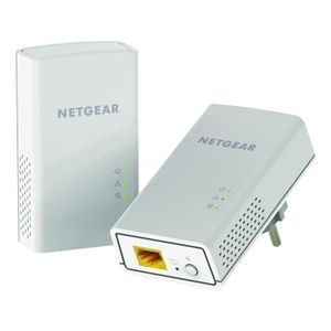 NETGEAR PL1200-100PES Pack de 2 Adaptateurs CPL 1200 Mbps Blanc