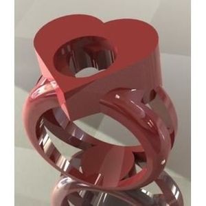Bague Le Coeur T.62 personnalisée