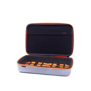 XSories - UNIVERSAL CAPXULE LARGE - Housse de rangement pour caméra ou appareil électronique, filet de rangement, poignée, Grise