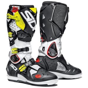 SIDI Bottes moto cross CROSSFIRE 2 SRS noir jaune fluo