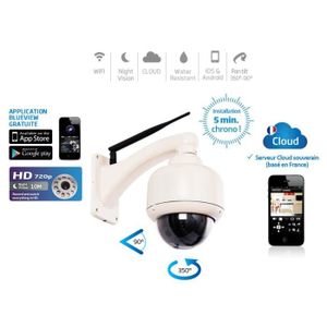 Bluestork Caméra IP HD Cloud Extérieure rotative