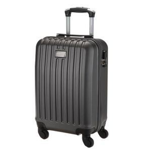 TORRENTE Valise Cabine Low Cost Rigide ABS 4 Roues 45 cm HEBE Gris