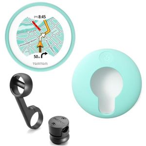 TomTom VIO GPS pour Scooter + Housse silicone verte