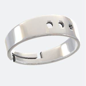 Bague 3 Trous personnalisée T.10