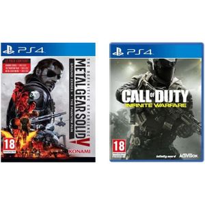 Pack de 2 jeux PS4 : MGS V + Call Of Duty : Infinite Warfare