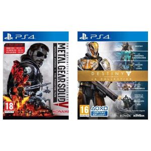 Pack de 2 jeux PS4 : MGS V + Destiny