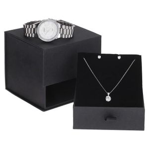 TORRENTE Coffret Sense Montre Quartz Parure Collier avec Pendentif et Boucles d'Oreilles Puces