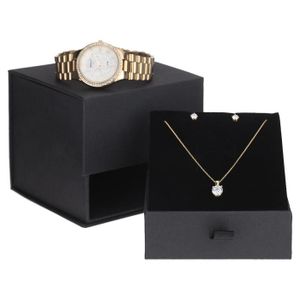 TORRENTE Coffret Sense Montre Quartz Parure Collier avec Pendentif et Boucles d'Oreilles Puces