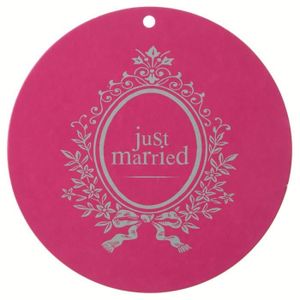 SANTEX Marque-Boule Just Married Fuchsia