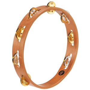 MEINL TA1-SNT Tambourin en bois naturel avec cymbalettes en nickel et laiton