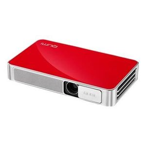 VIVITEK QUMI Q3 PLUS Projecteur HD 500 Lumens Bluetooth Rouge