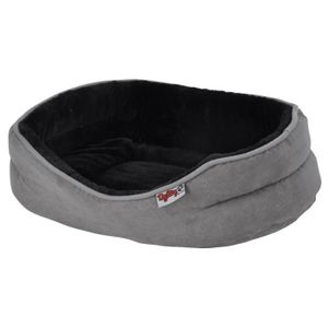 Panier polaire 80cm - Gris et noir - Pour chien