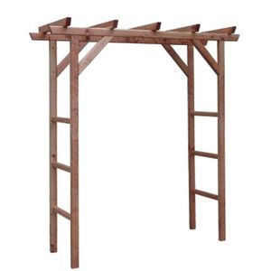 Tonnelle avec tablette en Douglas naturel - 9,61m? - 3x4m