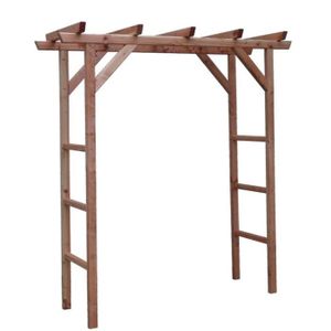 Tonnelle avec tablette 16,89m? en Douglas naturel - 4x5m