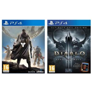Pack Destiny + Diablo 3 Ultimate Evil Edition Jeux PS4