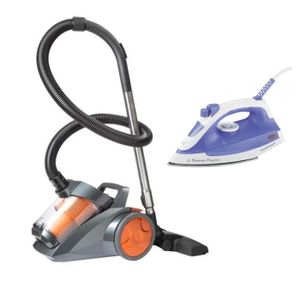 Pack rentrée - Aspirateur sans sac Continental Edison + Fer ? repasser vapeur Techwood