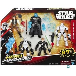STAR WARS Hero Mashers Multi Pack 5 figurines et accessoires