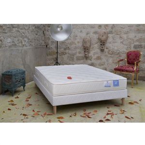 BENOIST Matelas 90x190 cm - Mousse et latex - Ferme - 35 kg/m3 et 75 kg/m3 - 1 personne