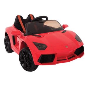 Voiture électrique Type Lamborghini 12V - Rouge