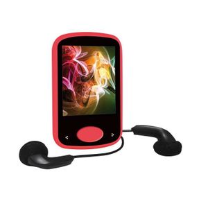 INOVALLEY MP19 MP4 Bluetooth sans mémoire interne Rouge