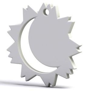 Pendentif Le Soleil et la Lune personnalisé
