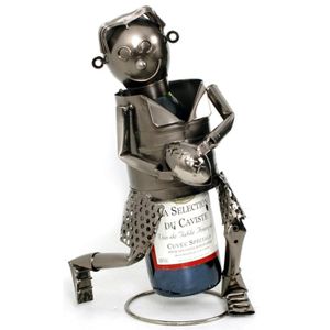 Porte bouteille métal Rugbyman