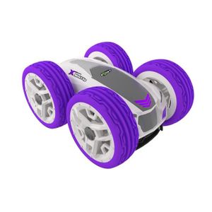 EXOST Voiture Télécommandée Violette et Blanche 360 Mini Flip - 2 faces