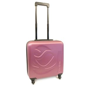 KINSTON Valise Cabine Low Cost Rigide ABS 4 Roues 46 cm Violet