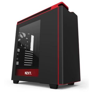 NZXT Boîtier PC H440 - Noir / Rouge - Moyen Tour - Fen?tre
