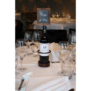 Porte-bouteille avec une ardoise individuelles