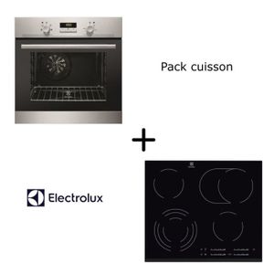 ELECTROLUX Pack cuisson : Four multifonction + Table vitrocéramique ELECOX60