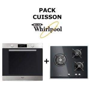 Pack Cuisson WHIRLPOOL : Four Catalyse 73L + Table de cuisson Gaz