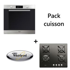 WHIRLPOOL - Pack cuisson : Four + table de cuisson BUNWHIIXNB