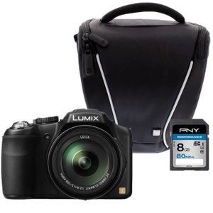 Panasonic FZ200 + Sacoche + Carte 8 Go - Appareil photo Bridge