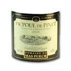 VIN BLANC Domaine de Mas Puech Picpoul du Pinet 2010