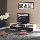  CHERRY Banc TV 149cm 3 tiroirs blanc / noir
