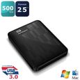 DISQUE DUR EXTERNE WD My Passport Noir 500Go 2.5" USB3.0