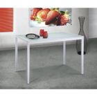 TABLE A MANGER AVEC OU SANS CHAISE - RALLONGE Table MONA 110cm blanche