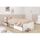 STRUCTURE DE LIT ZODIAC Lit 90x200cm blanc avec 2 tiroirs