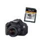 APPAREIL PHOTO NUMERIQUE Reflex CANON EOS 600D + 18-55mm + PNY 16 Go