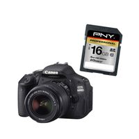 APPAREIL PHOTO NUMERIQUE Reflex CANON EOS 600D + 18-55mm + PNY 16 Go