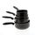 CASSEROLE - FAITOUT - MARMITE  SITRAM Lot de 4 casseroles noir induction