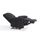 FAUTEUIL  Fauteuil de relaxation Noir en microfibre