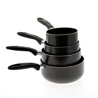 CASSEROLE - FAITOUT - MARMITE  SITRAM Lot de 4 casseroles noir induction