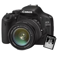 APPAREIL PHOTO NUMERIQUE CANON EOS 550D + 18-55mm + SD16Go