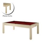 BILLARD ET PIECES DETACHEES Billard Charme Chêne + Drap Rouge