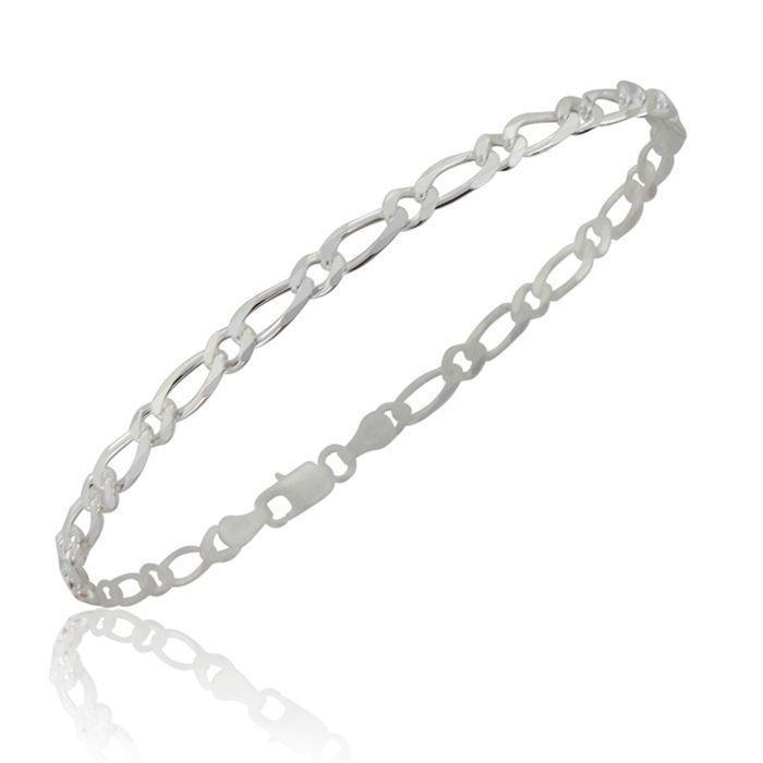 HOXTON LONDON Bracelet en Cuir Tressé Torsadé avec Fermoir Magnétique Argenté en Argent Sterling pour Homme