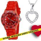SAUTOIR ET COLLIER SANS CHAINE Montre NEWAVE et Collier ID Bijoux
