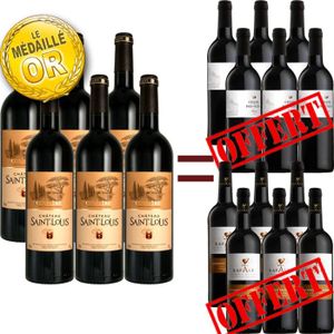 VIN ROUGE Découverte du Languedoc 6 Achetées = 12 OFFERTES