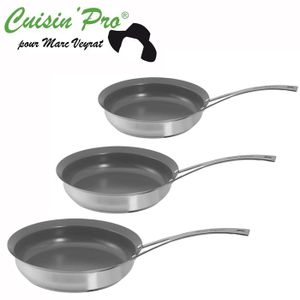 ART&CUISINE MARC VEYRAT Cuisin'Pro lot de 3 po&ecirc;les Achat / Vente